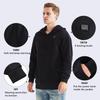 Outdoor Electric USB Heating Sweaters Hoodies Men Winter Warm Heated Clothes Charging Heat Jacket Sportswear