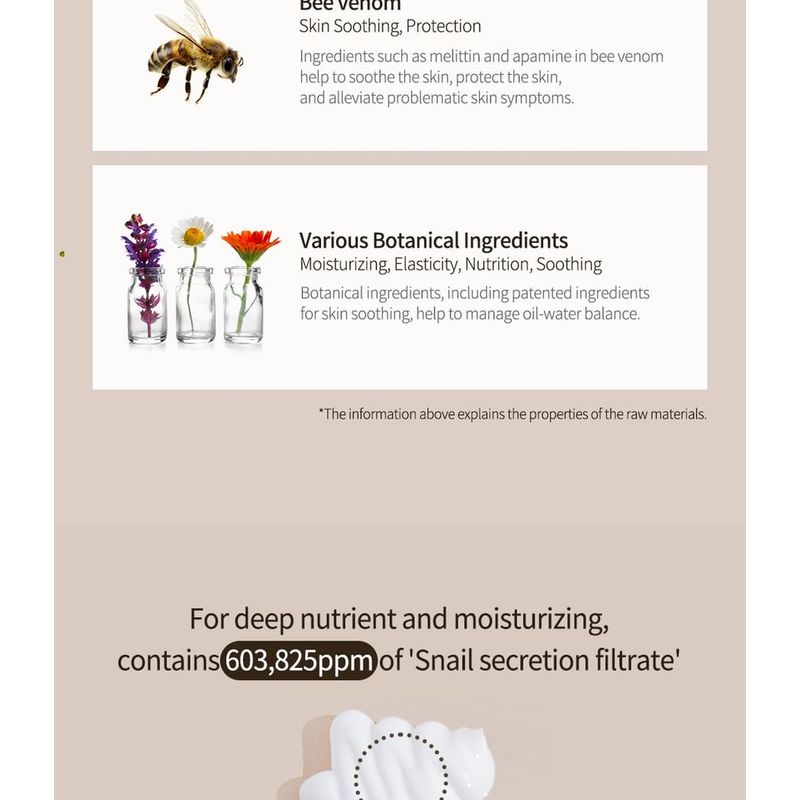 Benton Snail Bee High Content Dampfcreme