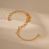 Twisted Design Creative 8 Shape Hollow Circle Chain Personalized Fashion Bracelet For Women