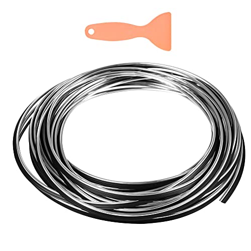 

TIMESETL Молдинг двери автомобиля, 10 м, Автомобильный молдинг, Хромированный, Отделка салона, Вставляется в зазор, Молдинг салона автомобиля, Ширина 3 мм, Хромированный тип, Установка