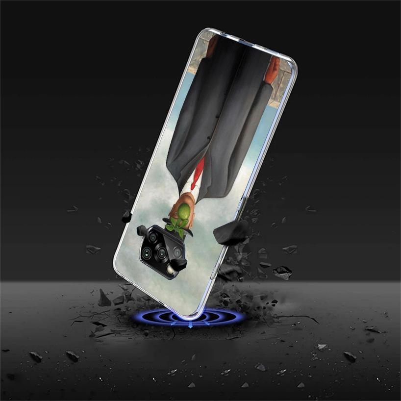 Rene Magritte Art Phone Case For Xiaomi Poco X7 X6 X5 Pro F7 Ultra Redmi 15C 15 13 13C 12 12C 10 10A 10C 9 9A 9C 9T Shell Poco X