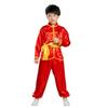 With Belt Kungfu Uniform Long Sleeves Martial Art Uniform Fashion Tai Chi Uniform  Children