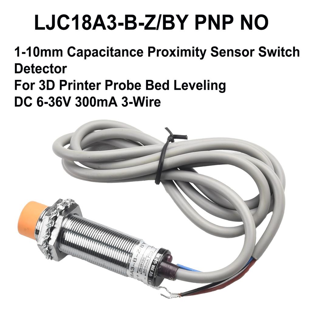 Capacitive Proximity Sensor Switch LJC18A3BZBY with PNP NO 3Wire DC 6 36V for Automation and Mechanical Equipment