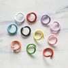Colorful 8-10mm Open Jump Rings for DIY Keychains and Ornaments