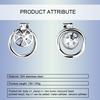 Stainless Steel Chastity Lock With Wheel Design for Men Infidelity Prevention Device SM Bondage Gear Real Touch Feeling Lock