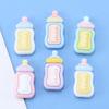 Graduated Baby Bottle Charms: Cartoon DIY Resin Ornaments for Crocs and Crafts