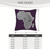 1Pc African Fingerprint Bedroom Soft Machine Washable Decorative Cushion Covers Without Pillow Cores
