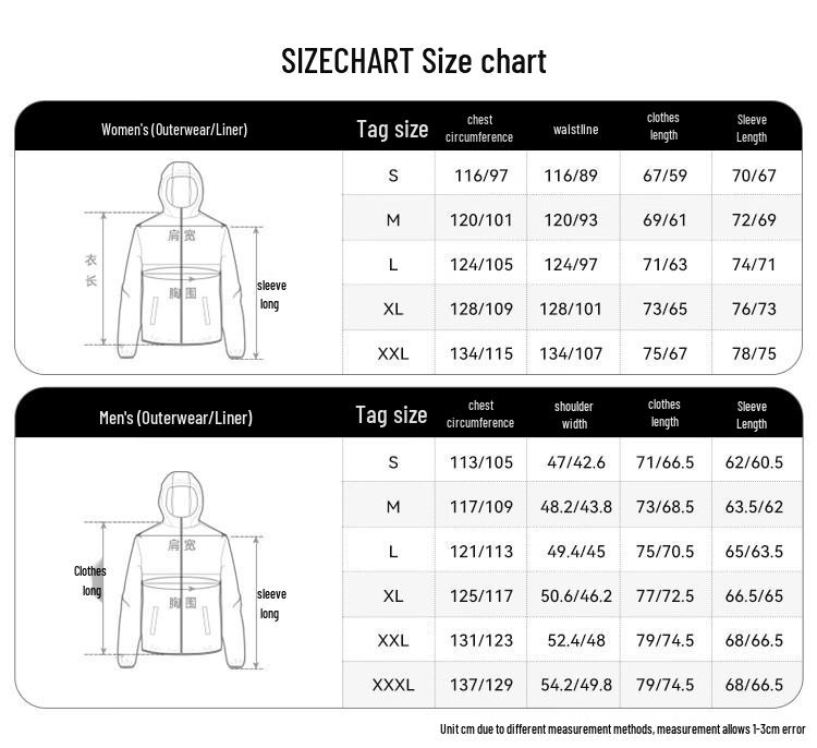 Pelliot Mountain Series 3-in-1 Windproof Outdoor Jacket for Men and Women