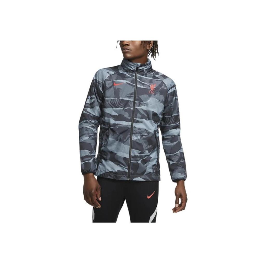 Nike Liverpool FC Hymnenjacke Herren Oberbekleidung Grau CZ2776-060