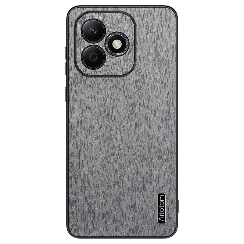 Luxury Tree Grain Leather Case For Honor 600 Lite Shockproof Anti-fall Lens Full Protection Cover Bumper For Honor 600 Lite