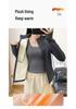 Women's Slimming Fleece-Lined Yoga Jacket - Windproof, Warm, Double Zipper, Versatile, Spring Sports Top