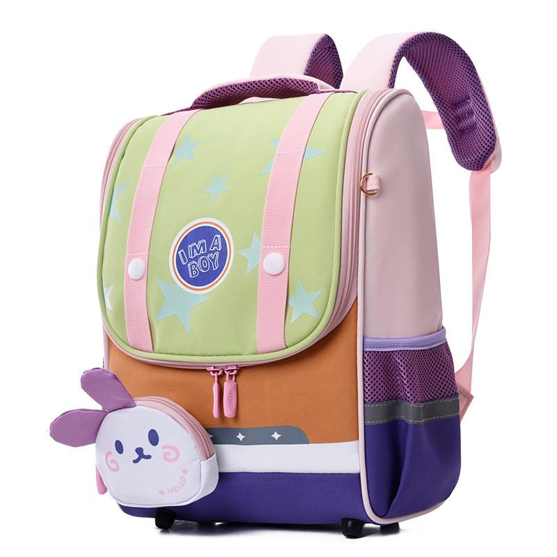 Cute Cartoon Style Preschool Backpack For Children With Breathable Oxford Fabric