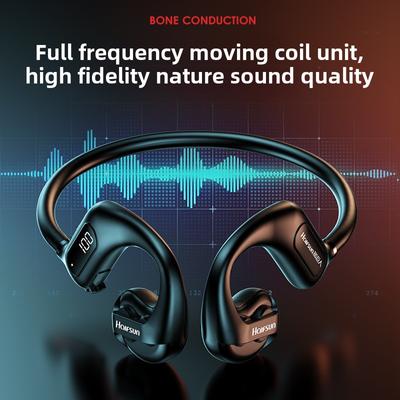 Căști cu conducție osoasă Bluetooth, Conducție aeriană, Wireless, Sport, Gât, Ureche