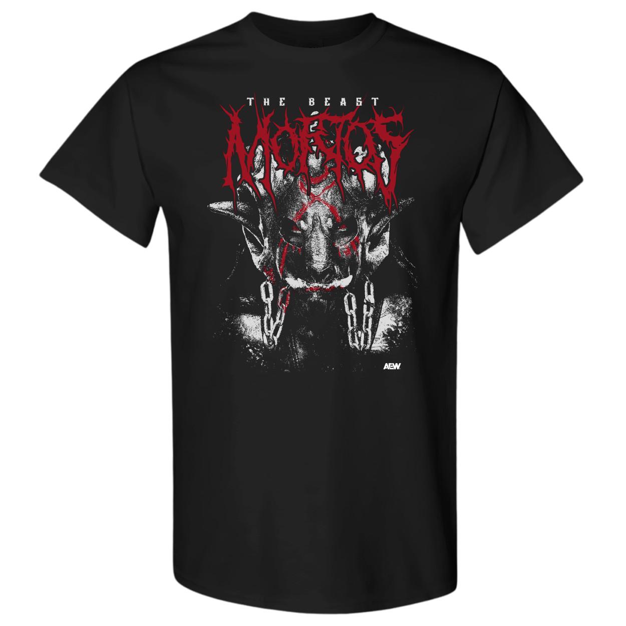 The Beast Mortos - Unleashed AEW Official T-Shirt S разноцветный