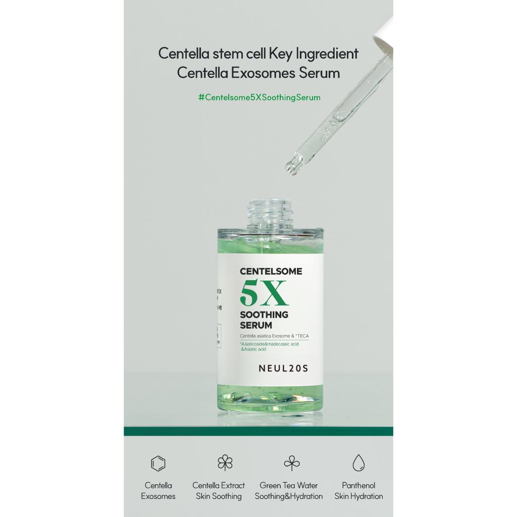 NEUL20s Centelsome 5X Soothing Serum, 50mL