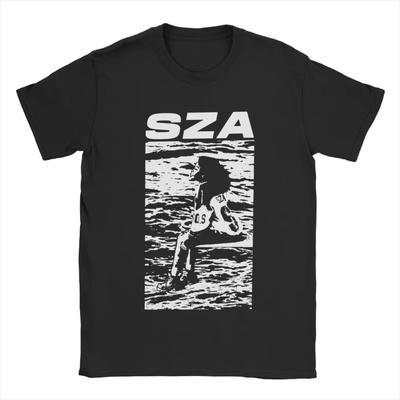 SOS By SZA T-Shirts für Herren 100% Baumwolle Humorvolles T-Shirt Rundhals T-Shirt Kurzarm Kleidung Übergröße