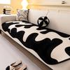 Nordic Special-Shaped Sofa Cushion Is Universal In All Seasons  New Leather Sofa Seat Cushion Fixed Non-Slip Sofa Cover Cloth Towel