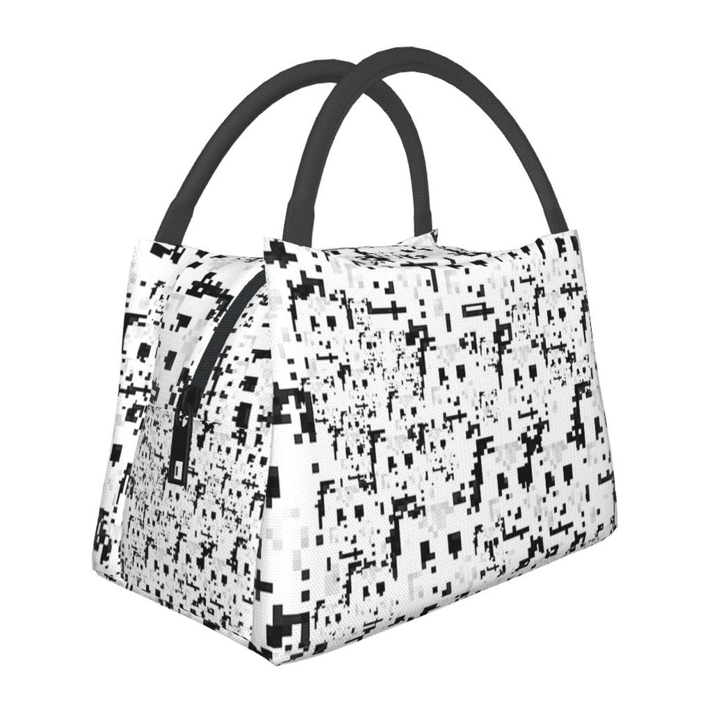 Anti Facial Recognition Insulated Lunch Bag for Women Bento Storage Food Boxes Portable Container Cooler Thermal Lunch Box Tote