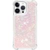 Case for iPhone 16 Pro Case Glitter Liquid Cute Clear,Sparkle Floating Quicksand Shockproof Protective Bumper Soft TPU Phone Case for iPhone 16 Pro