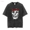 Misfits Splatter T Shirt Licensed Punk Rock Dig Up Her Bones Skull Kill Black vintage Washed graphic Unisex Stretched Versatile