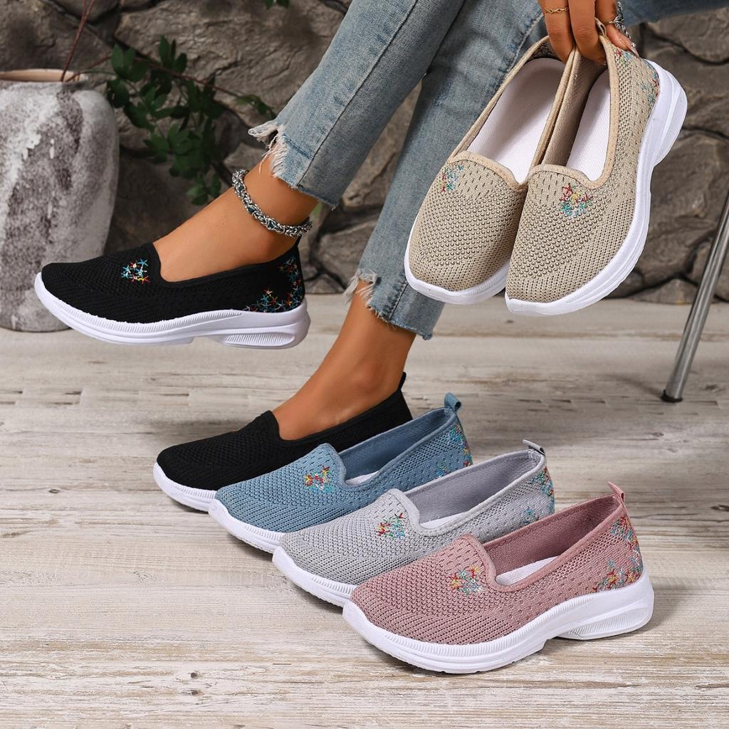 Summer versatile women's single shoes women's new foreign trade women's soft sole breathable not tired feet comfortable women's shoes casual shoes