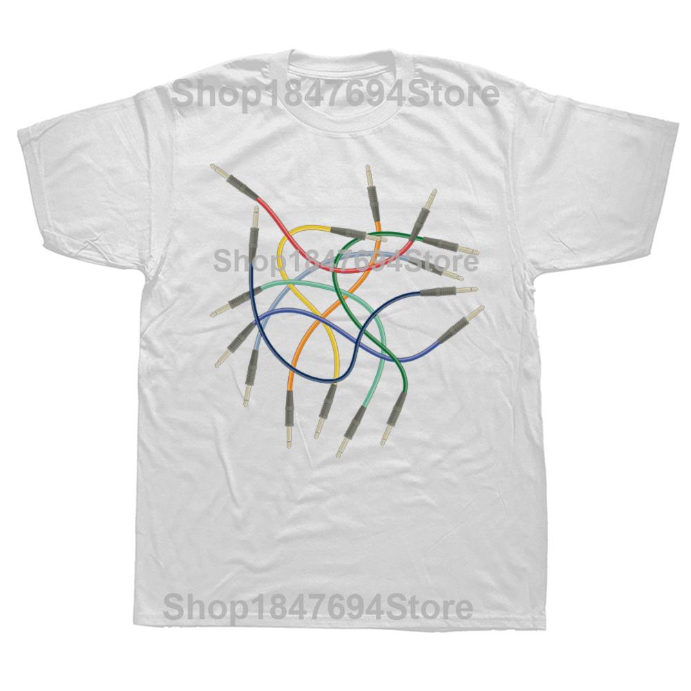 Lustige Modulare Synthesizer Synthesizer Grafik 100% Baumwolle T-Shirts Herren Damen Mode Lässiges T-Shirt Locker Übertrieben Streetwear T-Shirt