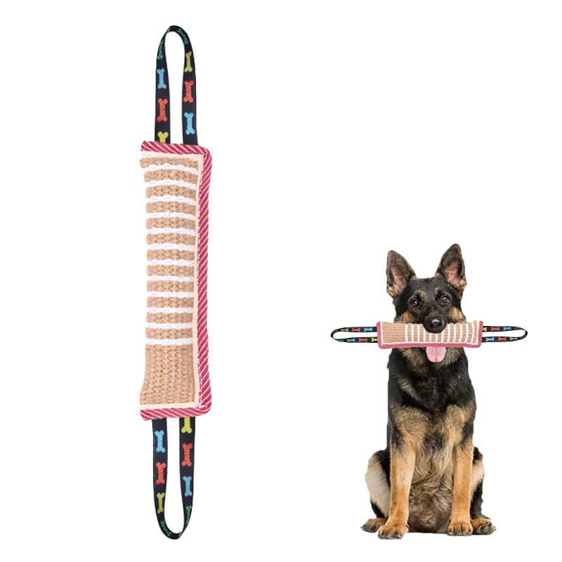 Burlap Dog Bite Stick - Training, Chewing, and Fetching Toy