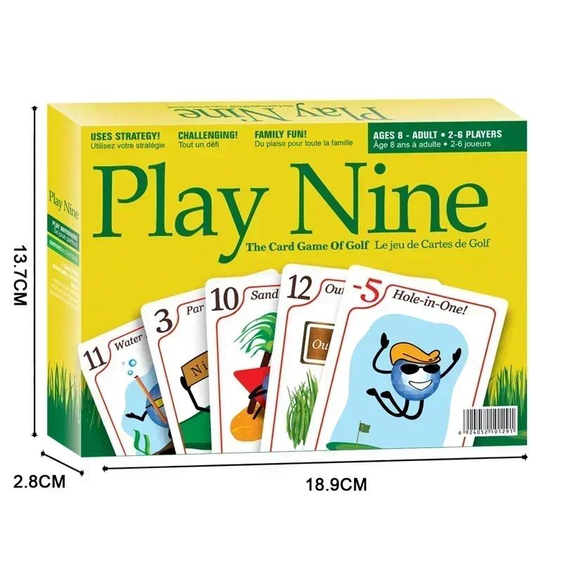 Play Nine Card Game Fun Family Board Game for Kids Adults and Couples Game Night Entertainment