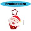 Lovely Santa Soft Plush Cartoon Christmas Tree Keychain for Bags and Keys Keyring Adorable Charm Birthday Gifts