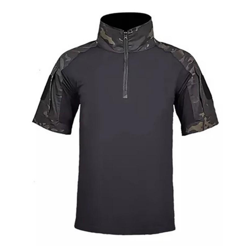G2 Frogsuit Top Men's Camouflage Short-sleeve Training Outdoor Sports Combat Lapel T Military Uniform