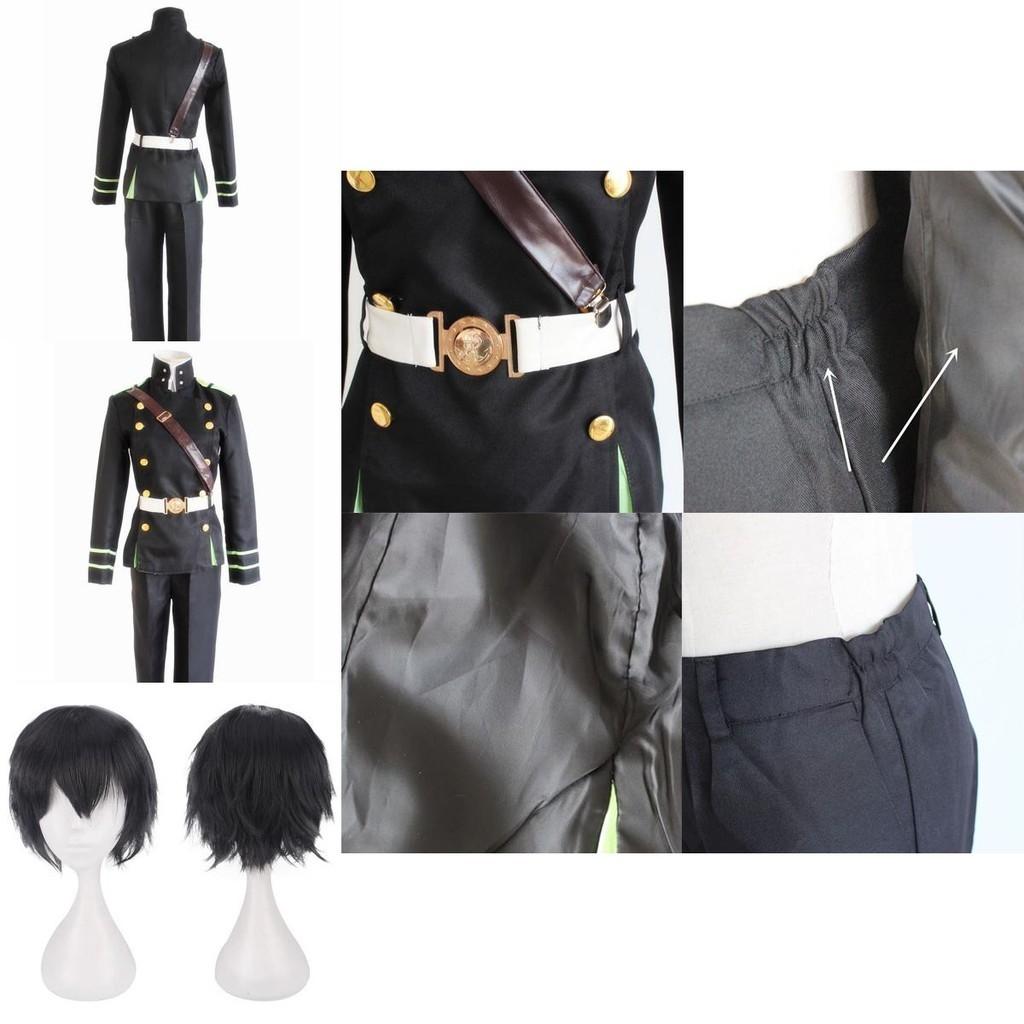 Prémiová sada cosplay kostýmu Seraph Of The End Yichir Yuichiro Hyakuya Army Uniform