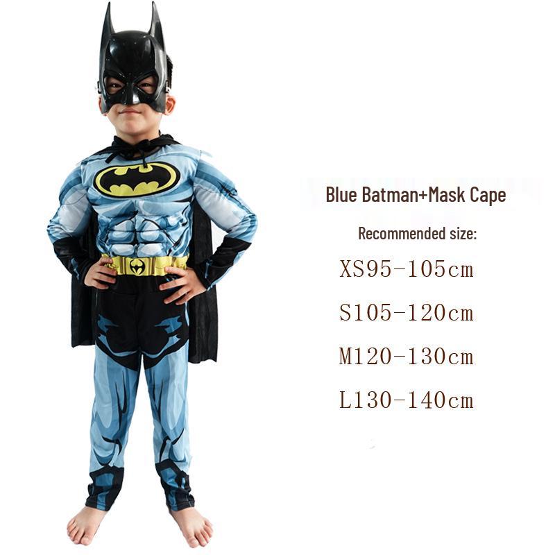 Kids' Muscle Costume: Halloween Heroes – Iron Man, Captain America, Thor, Hulk, Optimus Prime, and Spider-Man