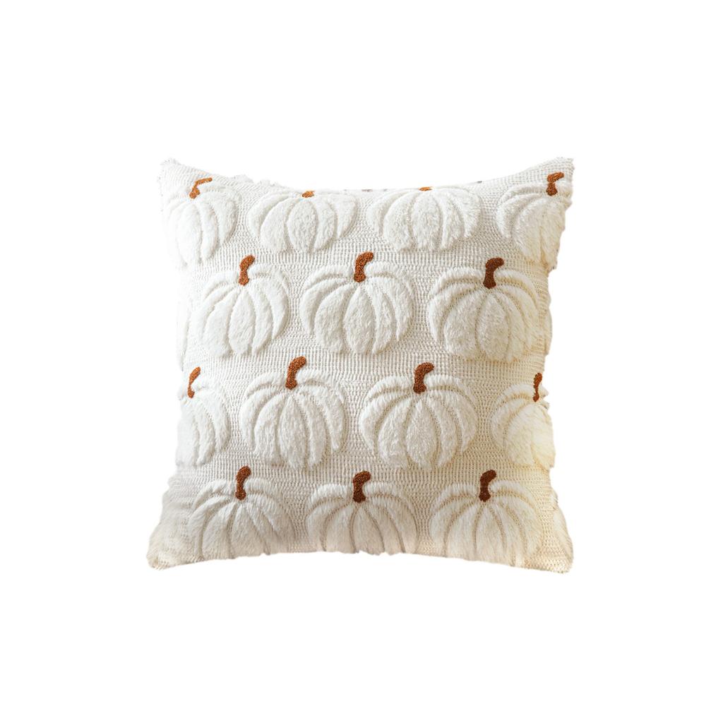 Pumpkin Fall Pillow Covers Halloween Throw Pillow Cover Couch Cushion Case Plush Pillow Cushion Cover for Halloween Decoration
