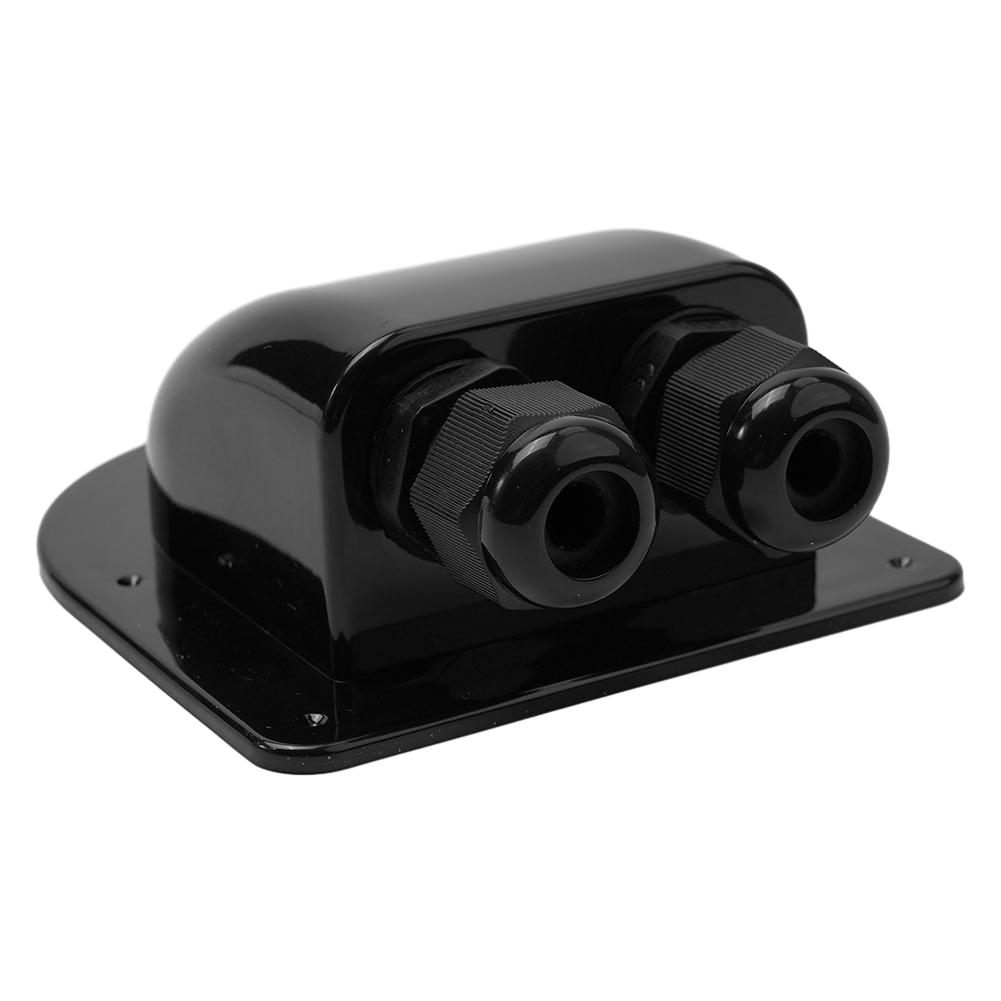 Outdoor-Ready Solar Cable Guide Connection Box for Motorhome RV Yacht Deck and Flat Roof Photovoltaic Installations