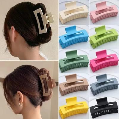 Haarkralle Groß Acryl-Klammer Haarnadel Spange Krabben-Haarklammern Für Mädchen Schmuckstücke Damen Haar-Accessoires