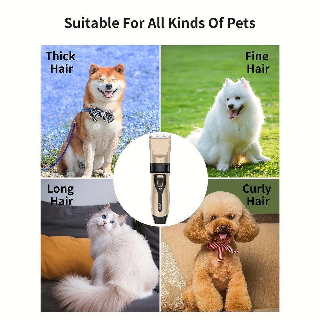 Pet Hair Clipper Haircut Trimmer Shaver Set For Rabbit Dog Cat Puppy Grooming Clipper Cutter Pet Supplies Electric Scissors