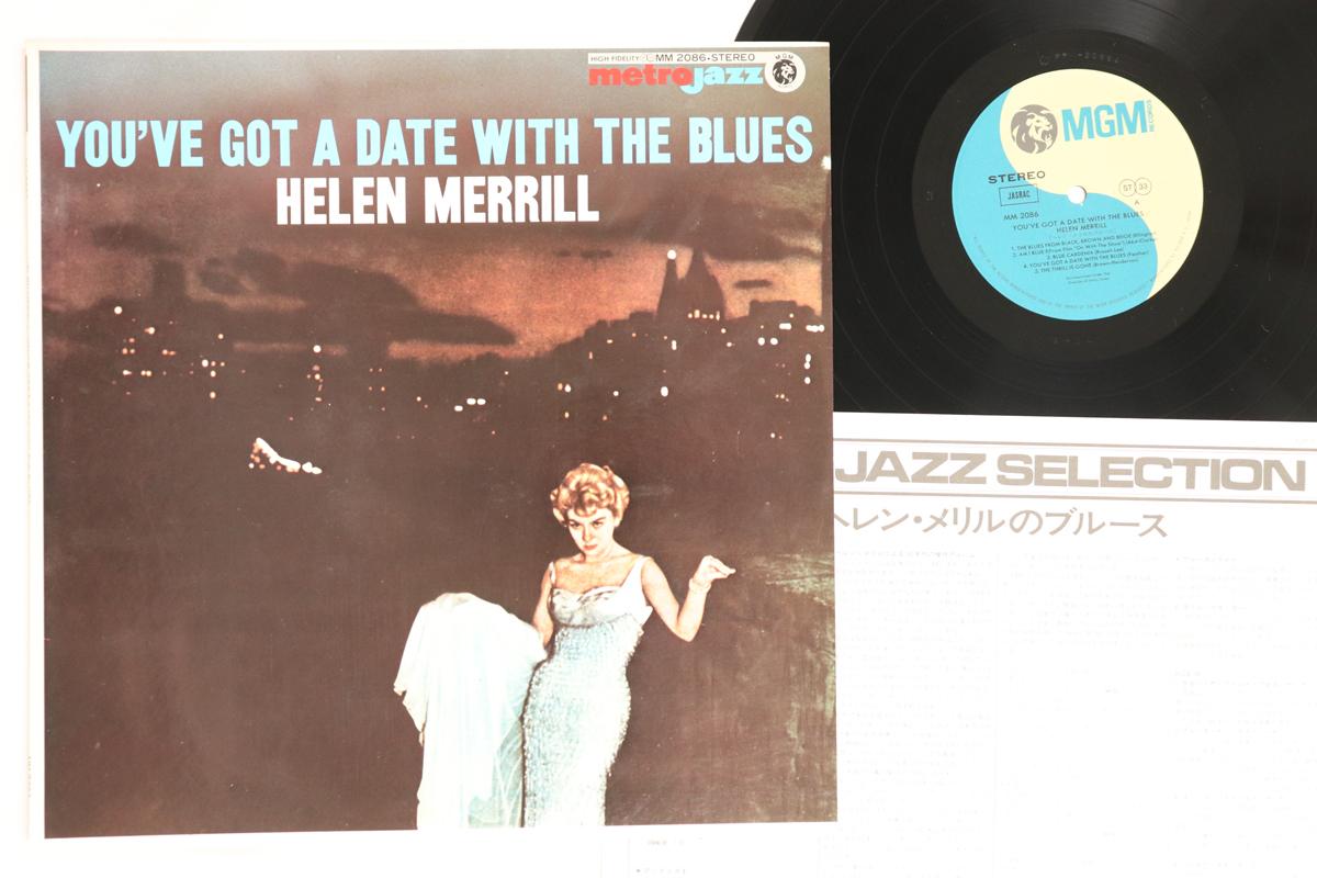 

LP Record HELEN MERRILL - You ve Got A Date With The Blues MM2086 MGM Japan Jazz Used