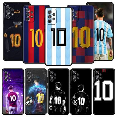 Fußball 10 Spieler Handyhülle für Samsung Galaxy A55 A35 A17 A07 A15 A13 A25 A51 A71 A72 A73 A32 A52 A52S A41 5G Weiche TPU Hülle
