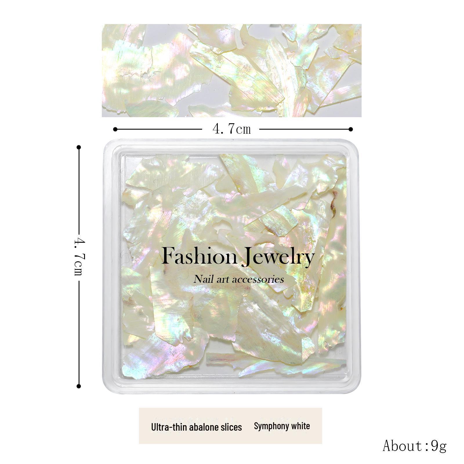 

Украшения из ракушек и слюды для дизайна ногтей - Aurora Fantasy Pearl Colors