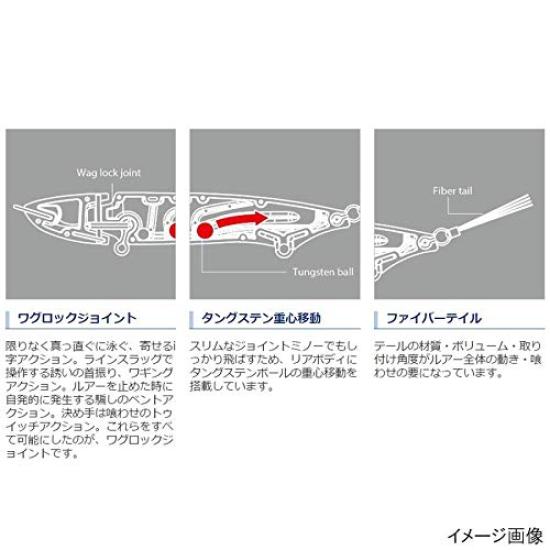 Shimano Minnow Bantam Jijiri 70mm 4g Oikawa 105 Lure ZT-207Q