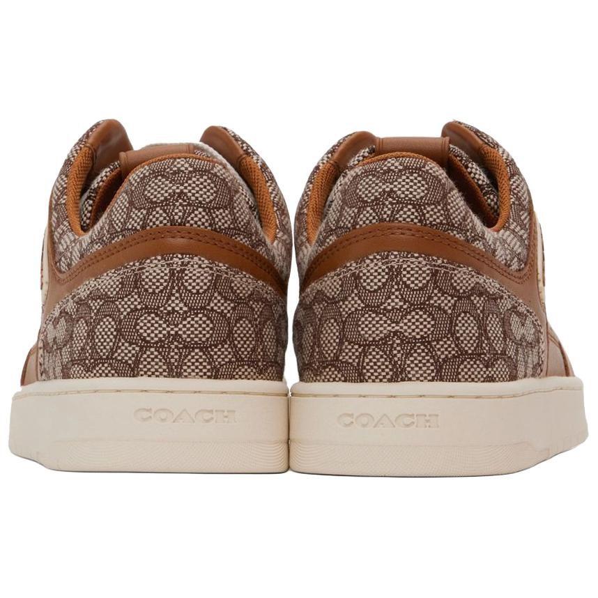 COACH Monogram-pattern Lace-up Sneakers CN335-BAR