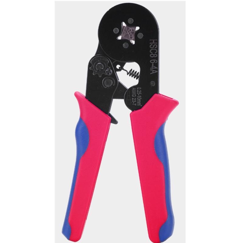 Ratchet-Type 6-4A Crimping Pliers Set for Insulated Wire Terminals