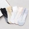 Sheer Socks Thin for Women Mid-tube Nylon Breathable Mesh See Through