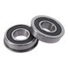 4pcs 1/2"x1-1/8"x5/16" Flange Rip Bearings FR8-2RS Double Sealed Bearings  Skateboard