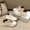 Sneakers women's 2025 new shoes thick-soled soft-soled lightweight dad shoes versatile Korean version lace-up casual running shoes