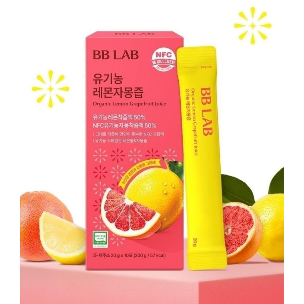 BB LAB Organik Limon Suyu 10 Adet 3 Çeşit