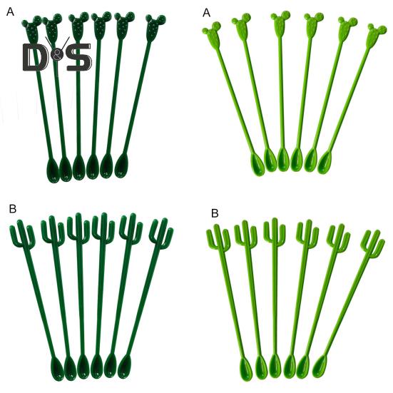 6Pcs Portable Stirring Rods Interesting Useful Household Coffee Juice Beverages Stirrers Mixing Rods