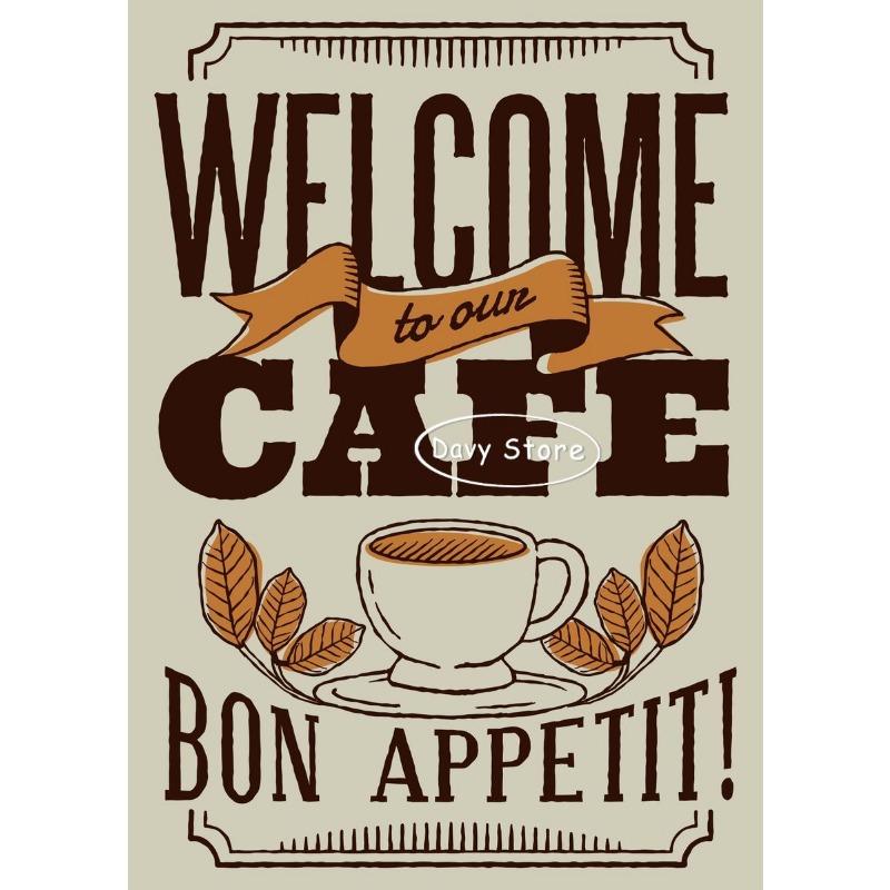 Coffee Beans Coffee Cup Espresso Poster and Print Canvas Painting Wall Art Picture for Coffee Bar Cafe Home Decor Cuadros