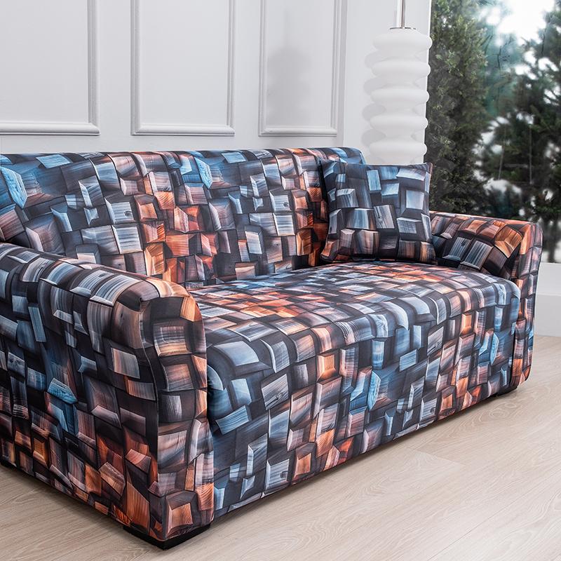 Stretch Sofa Covers for Living Room Anti Slip Soft Couch Cover, Washable Furniture Protector Elastic Bottom for Kids, Pets 1pc