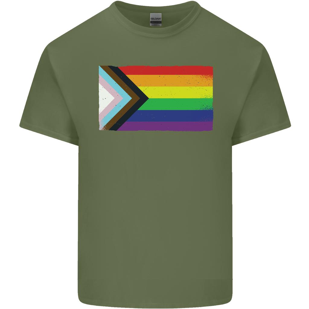 LGBTQ Flag Gay Pride Awareness Day LGBTQ Unisexs Light Cotton TShirt